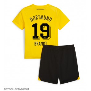 Borussia Dortmund Julian Brandt #19 Replika Hemmatröja Barn 2023-24 Kortärmad (+ Korta byxor)